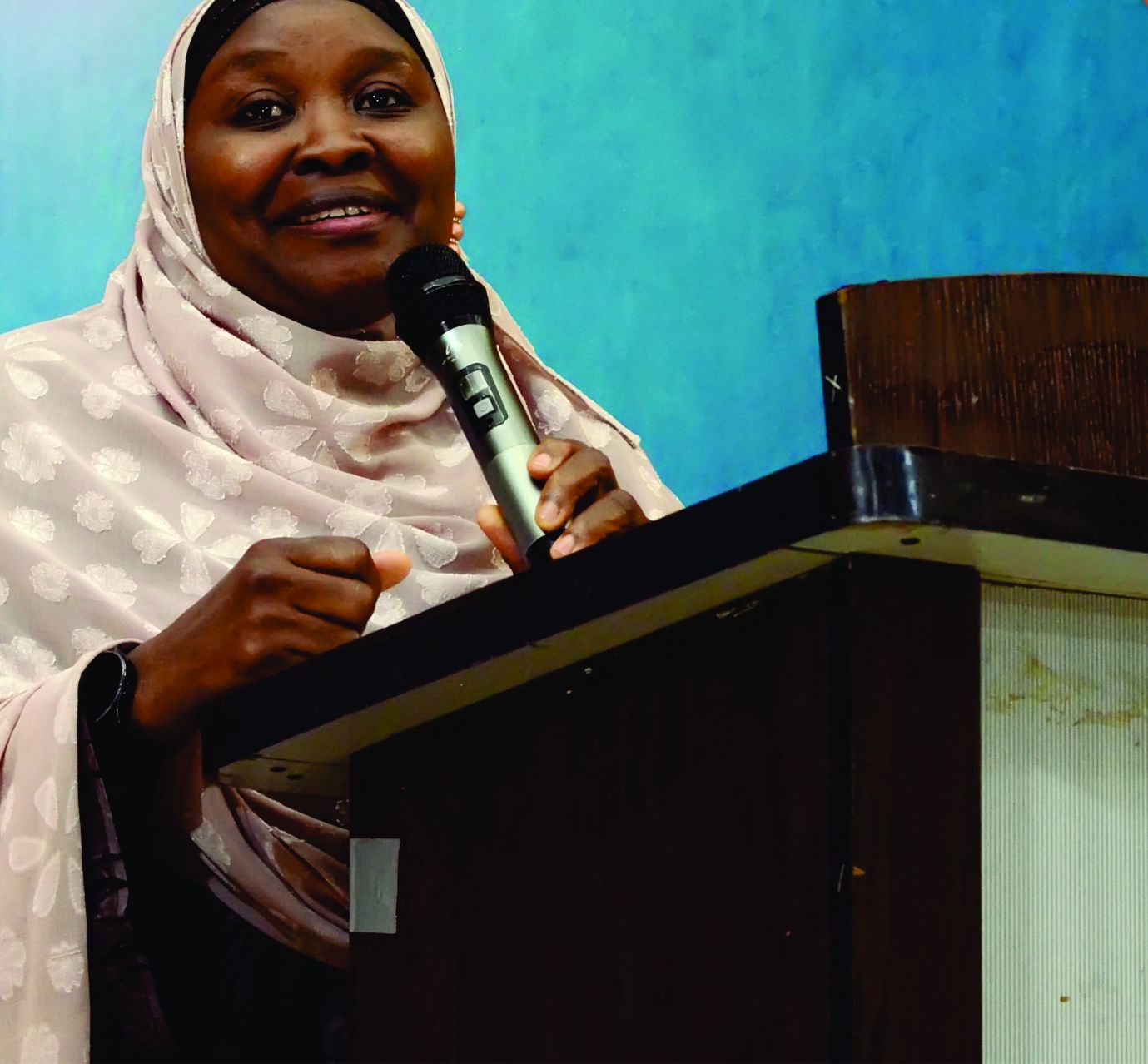 A guest speaker addressing the colloquium