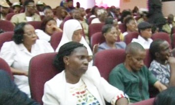 The audience at the colloquium