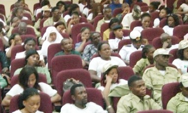The audience at the colloquium