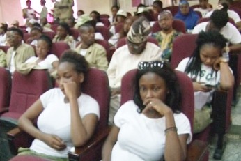 The audience at the colloquium