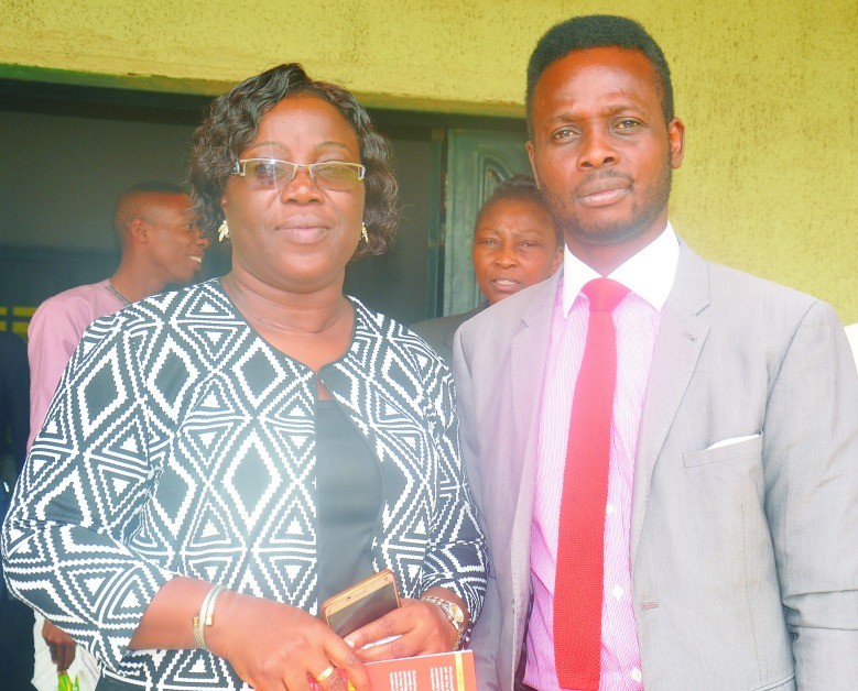 Olakunle Babalola with Prof. Oluwatoyin A. Odeku