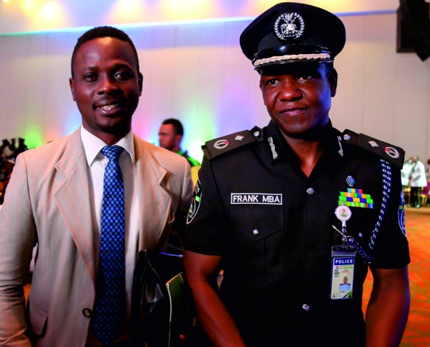 Olakunle Babalola with Frank Mba
